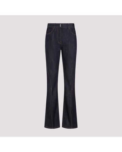 Givenchy Front Split Boot Cut Trousers - Blue