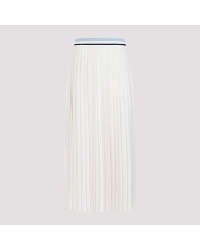 Moncler Polyester Skirt - White