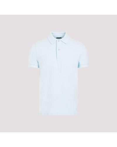 Tom Ford Tennis Piquet Polo Shirt - White