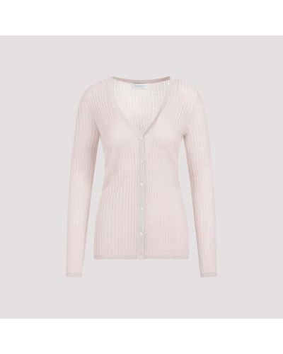 Gabriela Hearst Gabriela Heart Ea Pointelle Cardigan - Pink