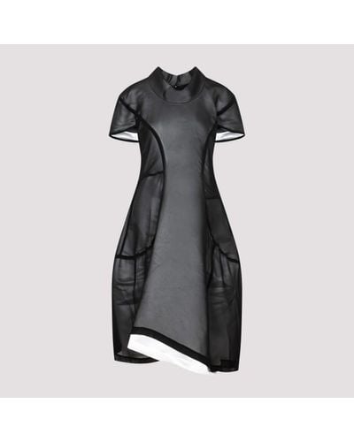 Comme des Garçons Polyester Mini Dress - Black