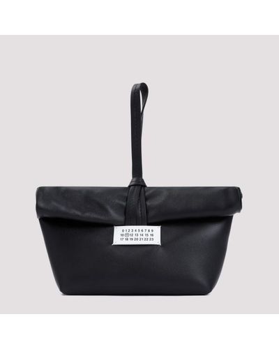 Maison Margiela Ovine Leather Clutch Bag Unica - Black