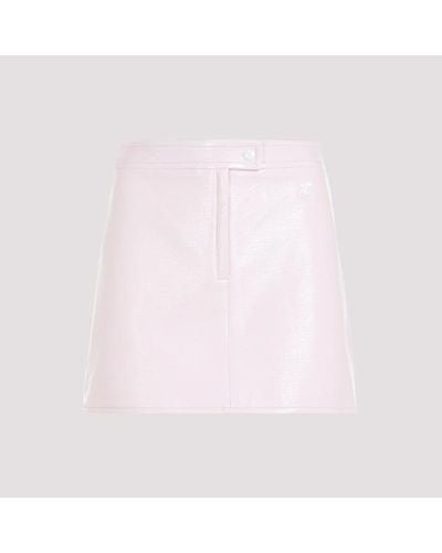 Courreges Vinyl Mini Skirt - Pink