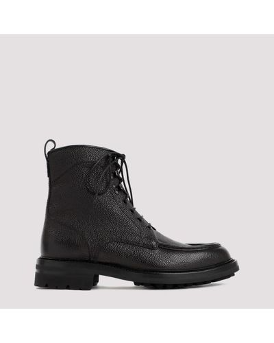 Brioni Lug Sole Boots - Black