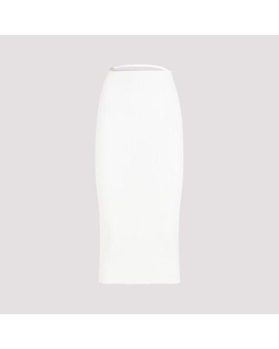 Jacquemus La Jupe Pralu Skirt - White