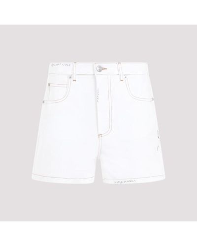 Marni Short 5-pockets Trousers - White