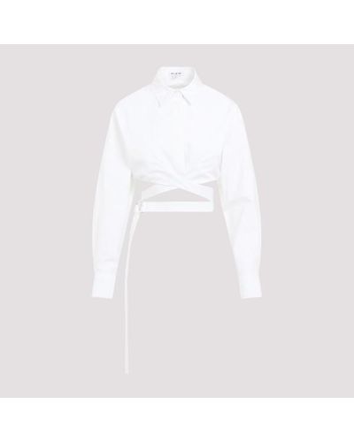 Alaïa Alaïa Crossed Shirt - White