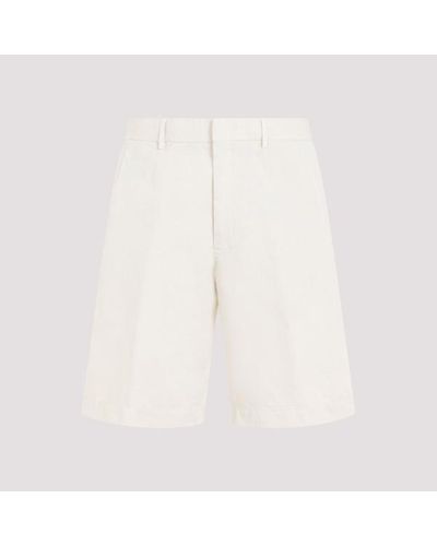 Zegna Summer Chino Shorts - White