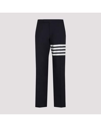 Thom Browne Low Rise Trousers - Black