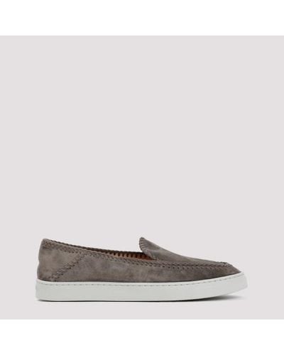 Giorgio Armani Slip On Shoes - Grey