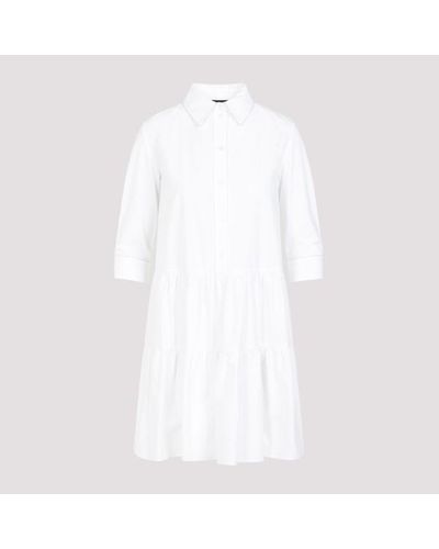Fabiana Filippi Cotton Mini Dress - White