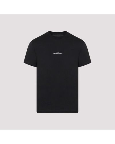 Maison Margiela T-shirt With Logo - Black