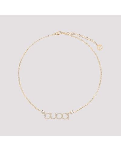 Gucci Letter Necklace - Natural
