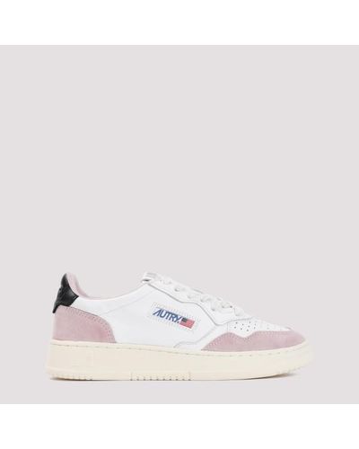 Autry Medalist Suede Trainers - Pink
