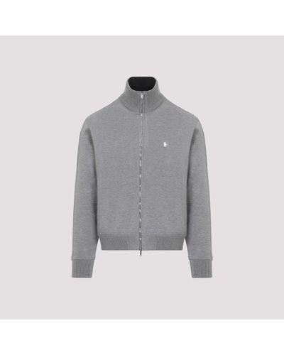 Givenchy Zip Through Sweatshirt - Grey