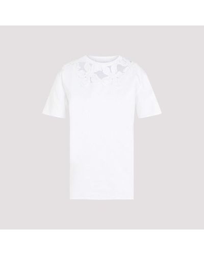 Valentino Embroideries T-shirt - White