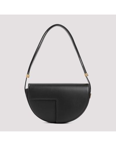 Patou Leather Le Petit Bag Unica - Black