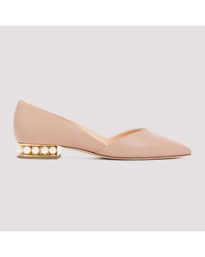 Nicholas Kirkwood Casati D`orsay Ballerina Flat Shoes - Pink
