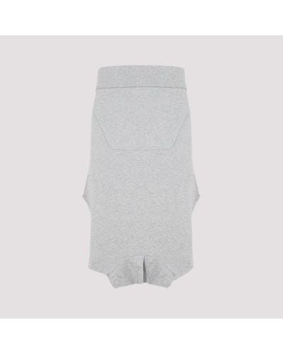 Givenchy Classic Fit Hoodie Skirt - Grey