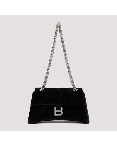 Balenciaga Crush Chain S Bag Unica - Black