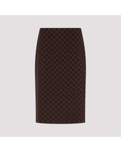 Gucci Dark Brown Skirt
