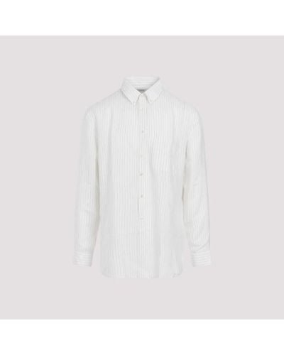 Saint Laurent Silk Shirt - White