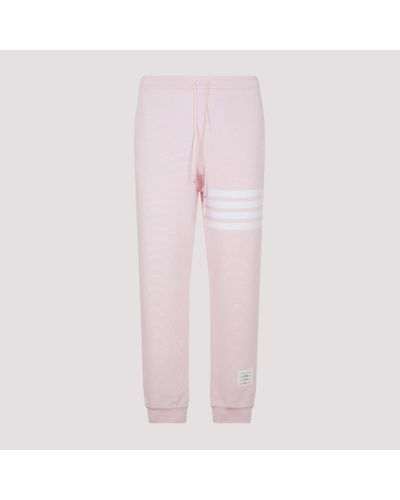 Thom Browne Cotton Joggers - Pink