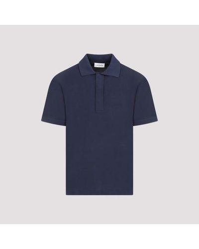 Lanvin Short-Sleeved Polo Shirt - Blue