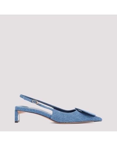 Jacquemus Les Slingbacks Duelo Court Shoes - Blue