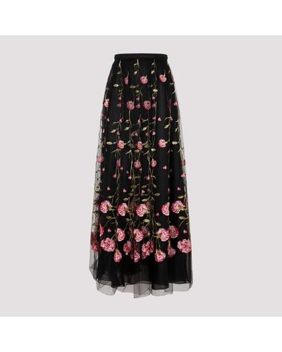Giambattista Valli Polyester Midi Skirt - Black