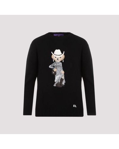 Ralph Lauren Collection Wetern Bear Weater - Black