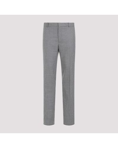 Alexander McQueen Wool Trousers - Grey