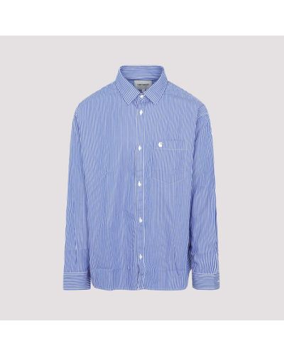 Carhartt Drake Cotton Shirt - Blue