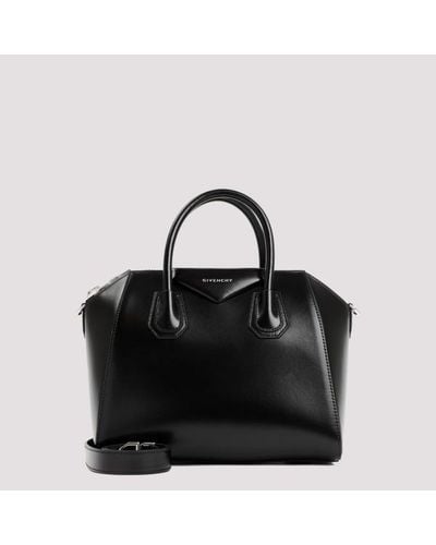 Givenchy Calf Leather Antigona Small Bag Handbag Unica - Black