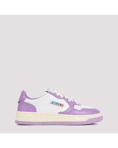 Autry Medalist Bicolor Lilac Trainers - Pink