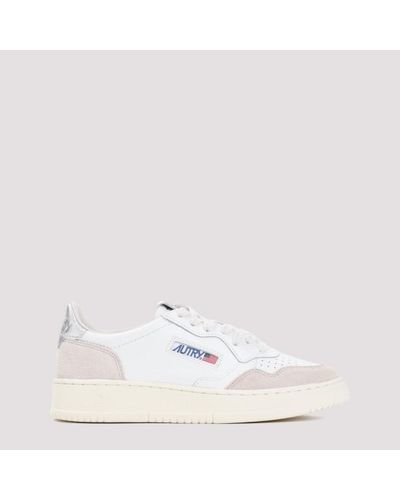 Autry Medalist Suede Trainers - White