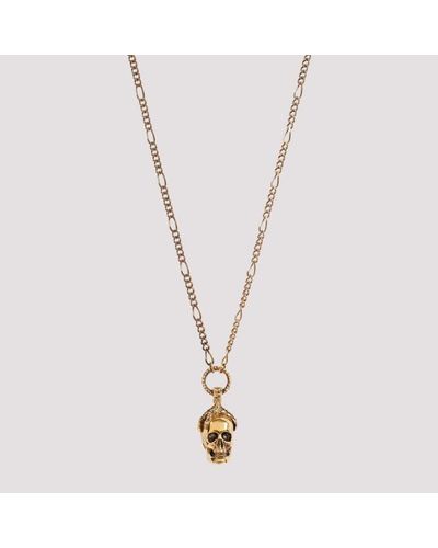 Alexander McQueen Victorian Skull Necklace - Metallic