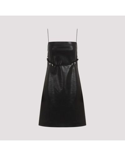 Givenchy Voyou Leather Mini Dress - Black