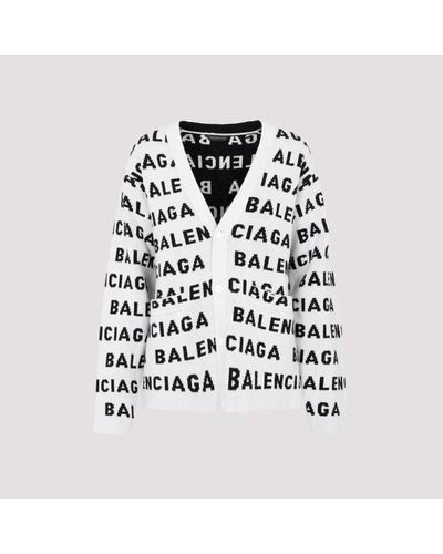 Balenciaga All-over Cardigan - Black