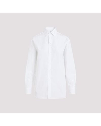 Ralph Lauren Collection Adrien Ls Shirt - White
