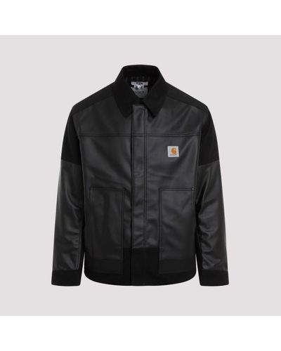 Junya Watanabe X Carhartt Paneed-design Jacket - Black
