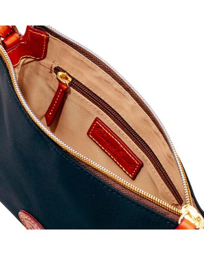 nylon crossbody pouchette