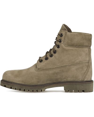 Timberland Leather Heritage 6 Inch Boots in Olive (Green) for Men - Lyst