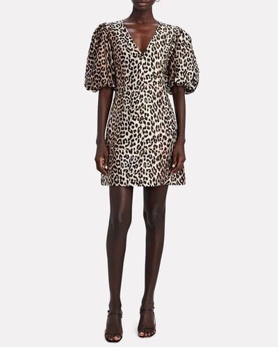 black dress with leopard sleeves