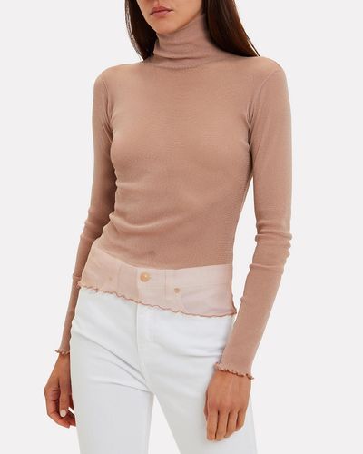 shimmer turtleneck