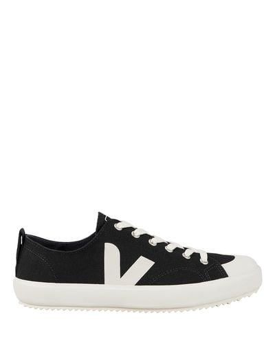 Veja 'nova' Canvas Sneakers in Black/White (Black) | Lyst