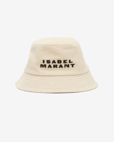 Isabel Marant Haley Logo Hat - Natural
