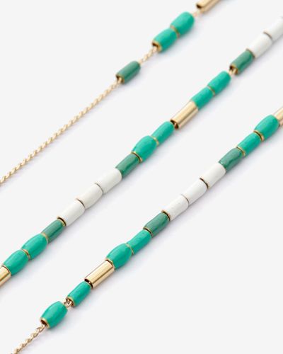Isabel Marant New Color Strip Necklace - Blue