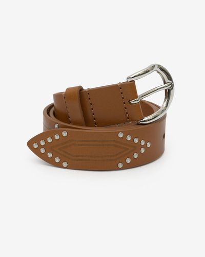 Isabel Marant Telly Leather Belt - Brown