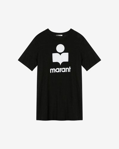 Isabel Marant Karman T-shirt Con Logo - Nero